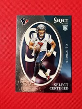 2023 NFL Select CJ Stroud RC ~Select Certified~ #CRO-CST #ROY Houston Texans