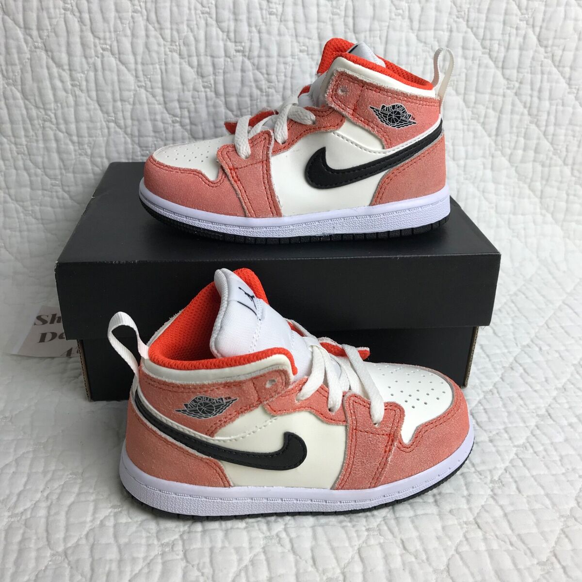 Nike Jordan 1 MID SE (TD) Shoes Toddler Kid's SZ 8C Team Nike Jordan 1 MID SE (TD) Shoes Toddler Kid's SZ 8C Team