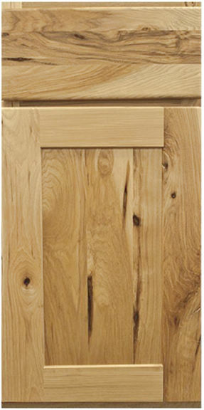 All Wood RTA 10X10 Natural Hickory Shaker Kitchen Cabinets Knotty ...