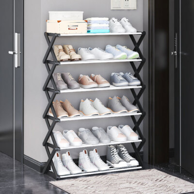5/6 Tiers Foldable Shoe Rack Storage Cabinet Shelf Unit Hallway