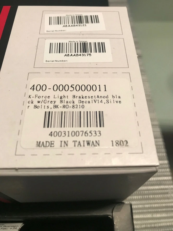 NEW FSA K-Force Light Road Bike Brake Set Front Rear Caliper Black - Image 3 of 3