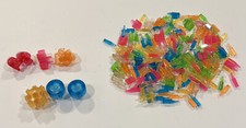 Hasbro Lite Bright - PARTS - Lot of 60 Peg Shapes, Animals, Wheels