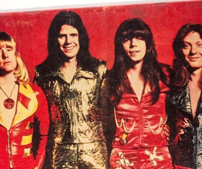 The Sweet Brian Connolly Steve Priest poster in rare 1970's UK fashion magazine