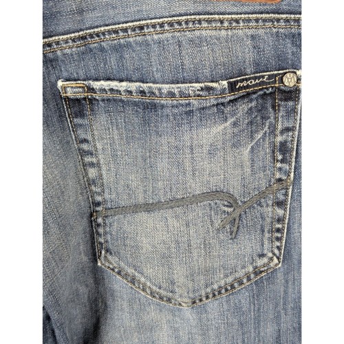Mavi Matt Relaxed Straight Leg Embroidered Jeans Men's Size 36x36 - Picture 10 of 14