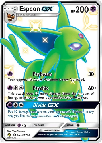 Espeon GX SV60/SV94 Hidden Fates: Shiny Vault