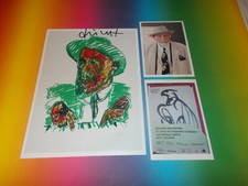 Markus Lüpertz art art signed autograph on 20x28 photo in person