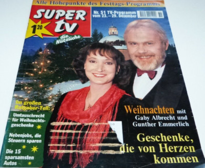 Super TV 51/1995 Weihnachtsheft/Sandra Bullock/Wolfgang Stumph/Digedags Folge 8