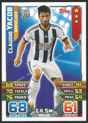 CARTE BASE MATCH ATTACCAX 2015/16 15/16 PREMIER LEAGUE 2015/2016 181-360 TOPPS - Foto 156 di 183