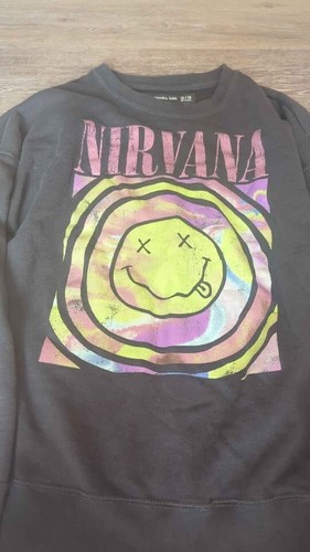 Abercrombie kids 13/14 girls nirvana sweatshirt - Picture 3 of 4