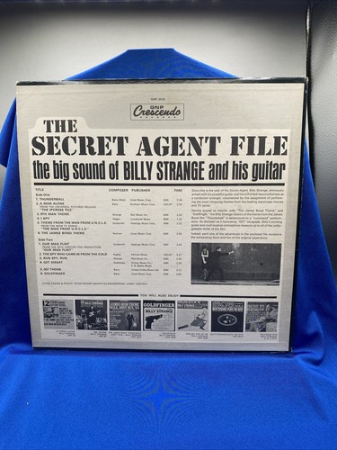 The Secret Agent File Vinyl Record LP James Bond Thunderball 007 Gold finger - Picture 2 of 3