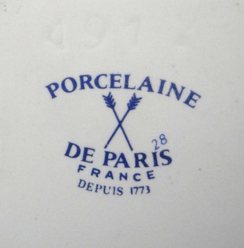 Porcelaine De Paris Depuis Floral Porcelana Mantequilla Pat Pin Baratija Plato Juego de 4 piezas - Imagen 13 de 13