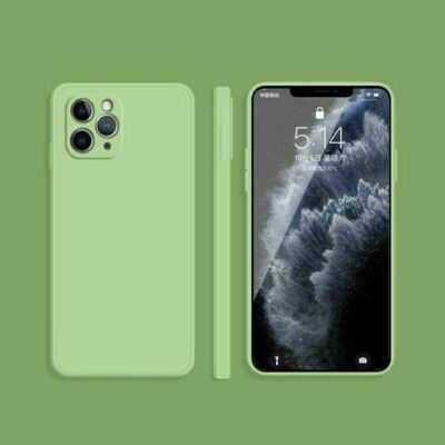  Schutzhülle für iPhone 11 Pro Max Kamera Schutz  Silikon Case Cover Grün Green 