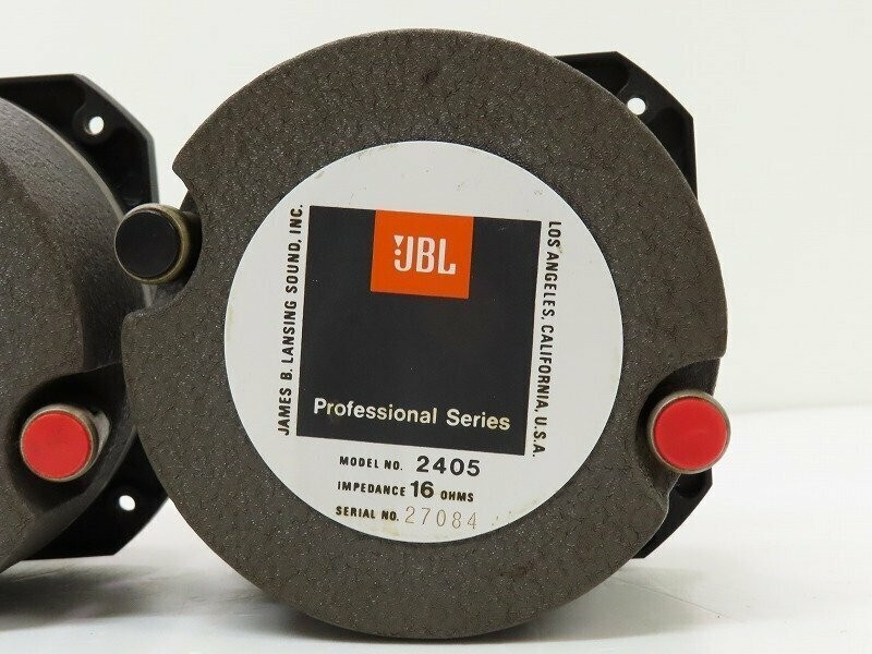 JBL ジェイビーエル 2405 ツィーターペア □□JBL 2405 16 ツイーターペア□□015850011□□