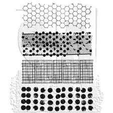 Tim Holtz Stampers Anonymous "MIXED MEDIA" Rubber Cling Stamp Set- CMS125