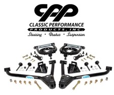 1962-65 Ford Fairlane Cpp Black Front Tubular Upper Lower Control Arms Usa Made