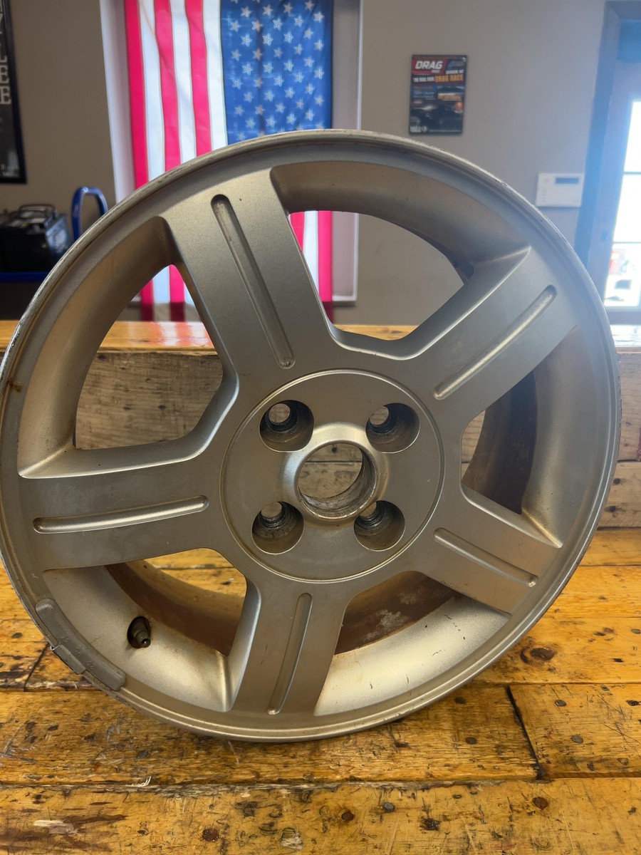 03 FORD ESCORT OEM Wheel Rim Cpe ZX2 15x5 5 spoke aluminum painted