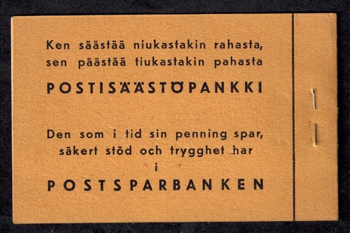 Finland Booklet 1938 15 MK with 300th Anniversary of Post Issue - Picture 2 of 2