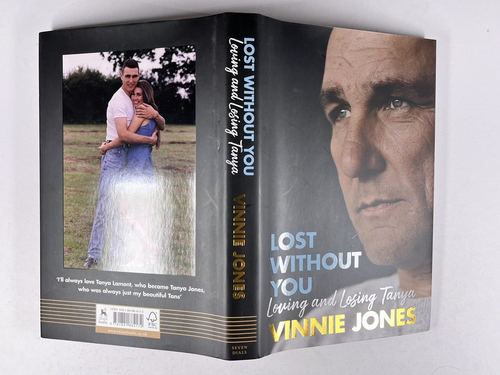 Vinnie Jones Signed Book 1st Edition Lost Without You Loving and Losing Tanya - Picture 3 of 14