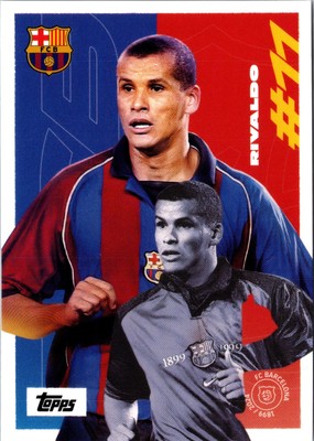 Rivaldo #45 125th Anniversary 2024-25 Topps FC Barcelona | eBay