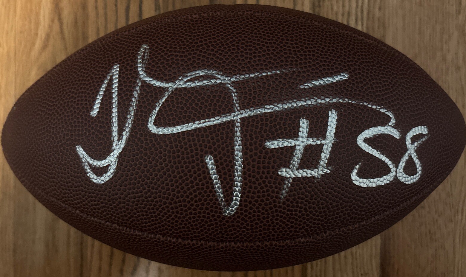 Thomas Davis Autographed Signed Carolina Panthers Duke Replica Football PSA COA 