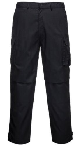Mens Cargo Combat Work Trousers Size 28 to 52 Black Navy - Machine Washable UK - 第 5/13 張圖片