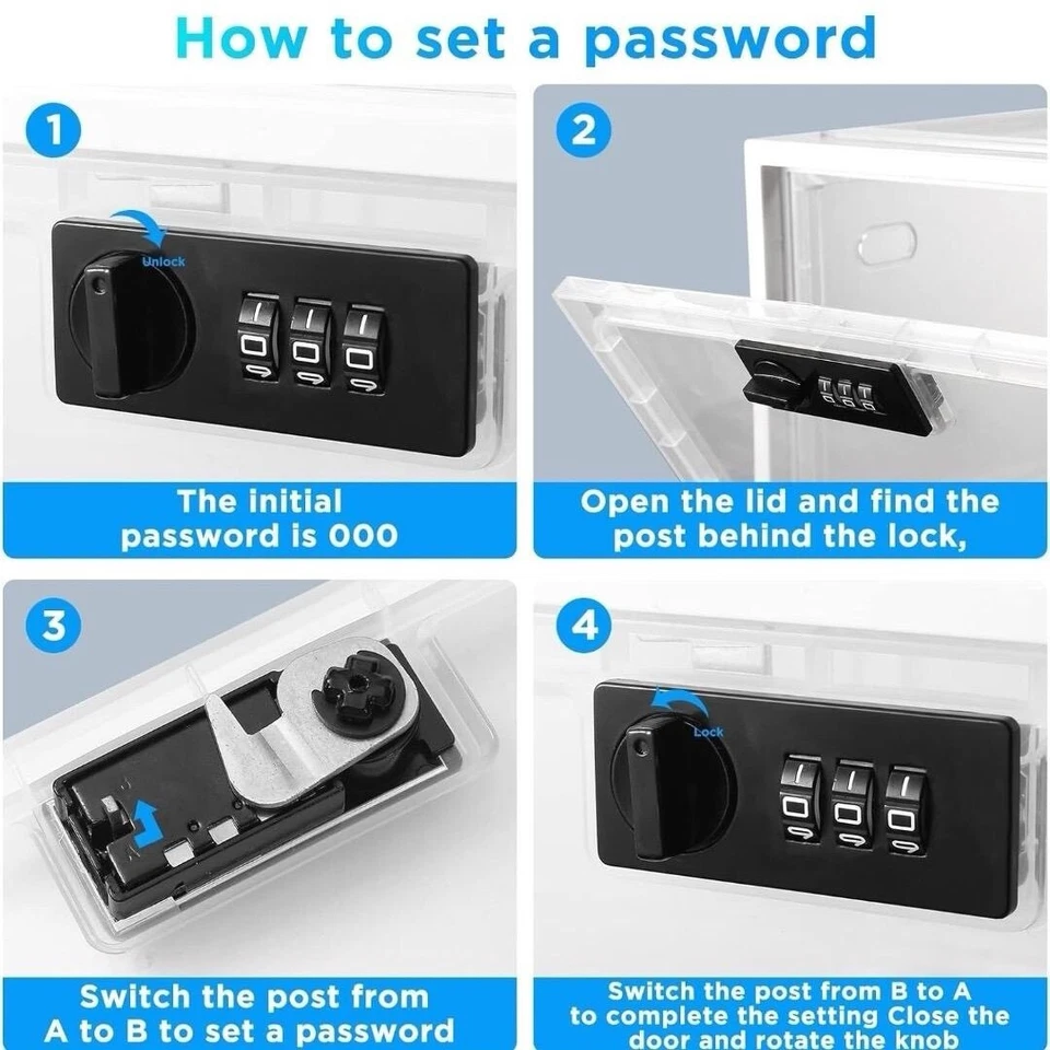 lockable storage box - Image 2 of 4