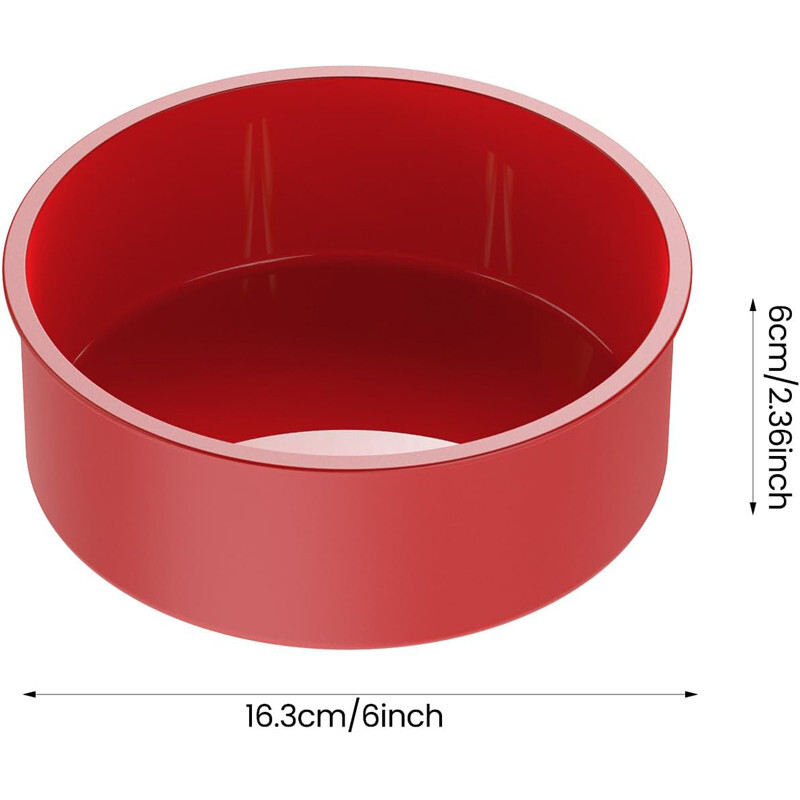 6/8 Inch Cake Tins for Baking Silicone Cake Pans Moulds Round Cake