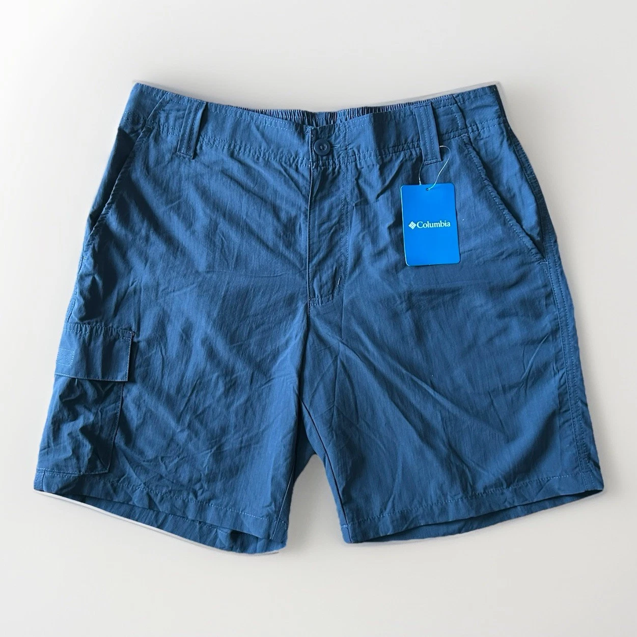 NEW Columbia Six Rivers Nylon Cargo Short 8” Mens Sz 32 Fishing Hiking Gorpcore