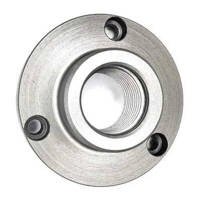 3-Jaw Chuck 1-1/2-8 Threaded Backplate, 4'' Size