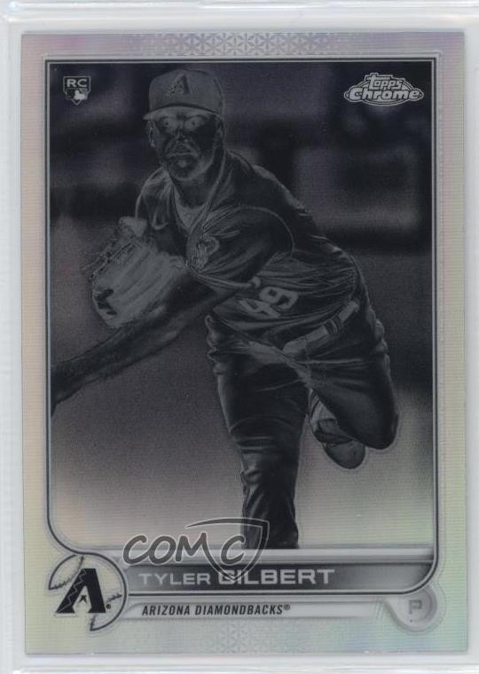 2022 Topps Chrome Negative Refractor Tyler Gilbert #65 0b3