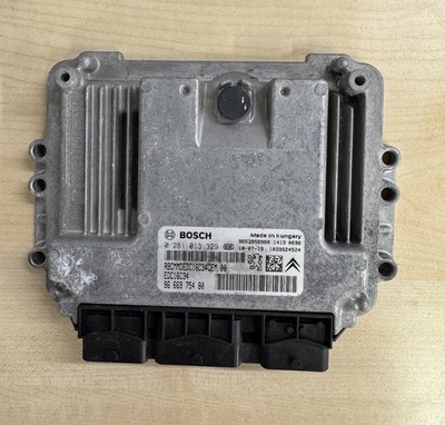   Plug&Play ENTSPERRT Peugeot ECU Motorsteuergerät 0281013329 9666975480  