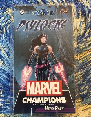 New Factory Sealed FFG Marvel Champions The Card Game LCG Psylocke Hero Pack