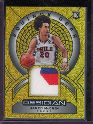 2024-2025 Obsidian Jared McCain Equinox Gear Gold Mojo /10 #EG-EG-JMC