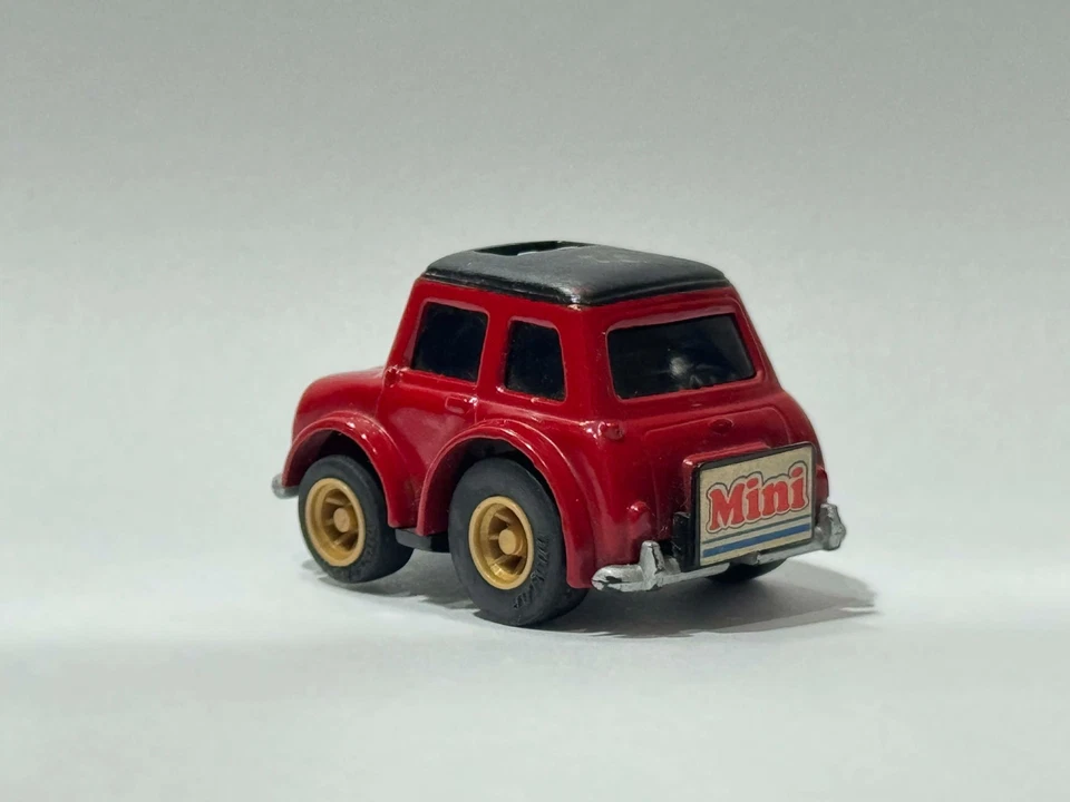 Choro Q Red Mini Cooper No. A-6 Takara Japan 1980 Loose No Box Rare - Image 3 of 4