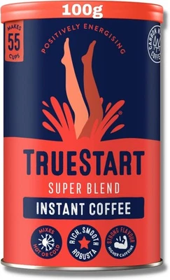 TrueStart Barista Grade Super Blend Strong Instant Coffee – 100 g (Pack of 1)