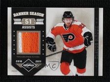 2011-12 Limited Banner Season Materials Prime 25/50 Claude Giroux #24 3bo