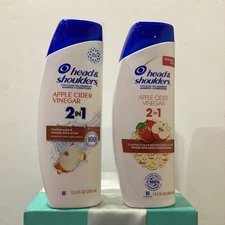 2 Head & Shoulders Apple Cider Vinegar 2 in 1 Shampoo & Conditioner 