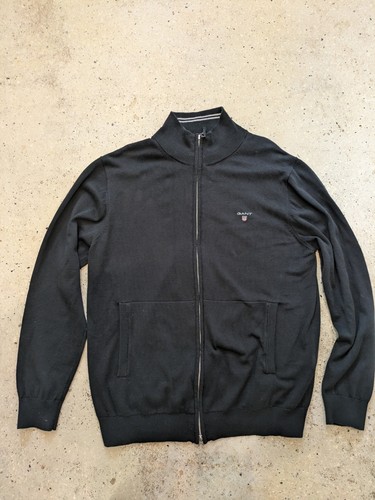 Gant Full Zip Pullover Strickjacke Herren Navy XL Sehr Guter Zustand