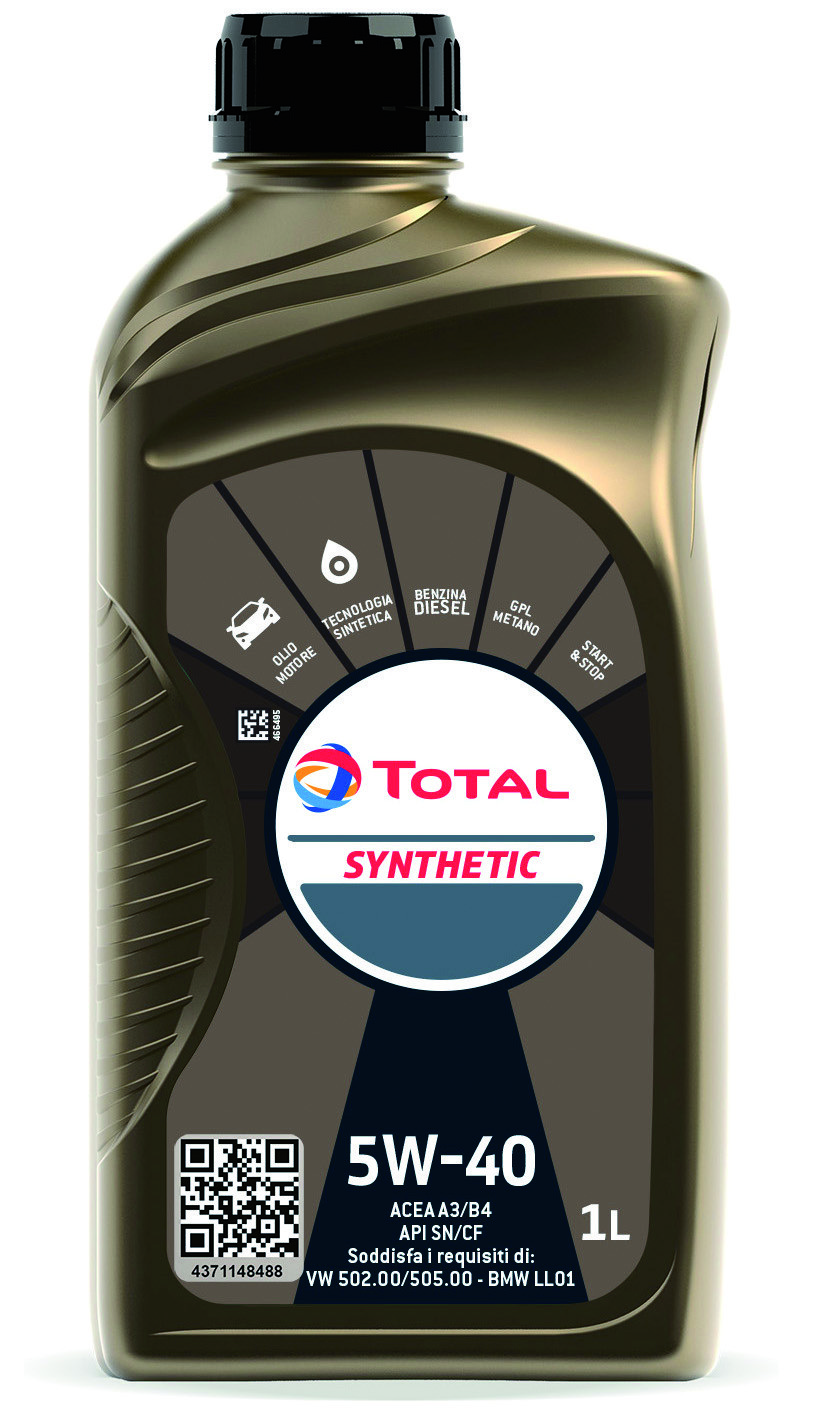 Total OLIO MOTORE SYNTHETIC 5W40 lt. 1