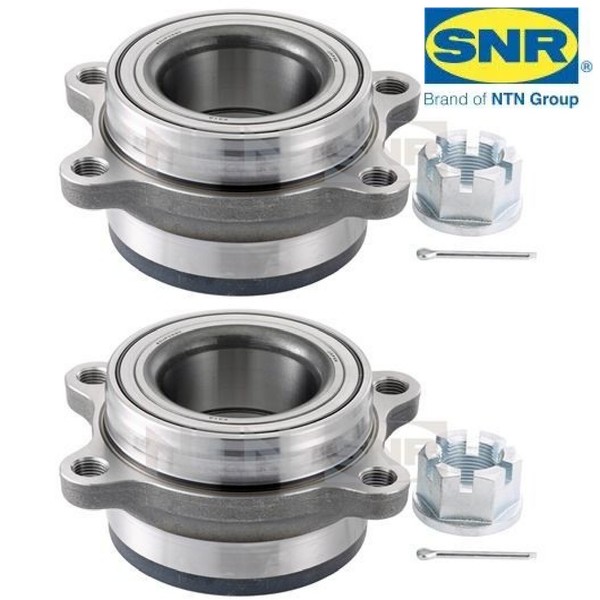 2X Radlagersatz SNR R173.48 2 Radlager Satz Links Rechts Hinterachse-image