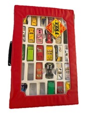 Lot of Assorted 26 Vintage Matchbox Die Cast Cars/Trucks With Carry Case