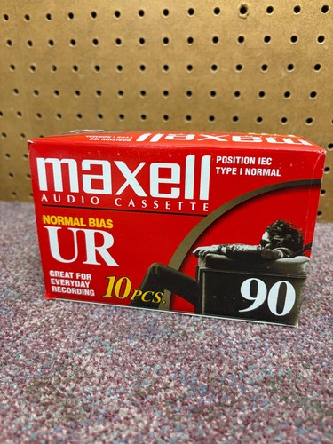 Old stock: 90 Min Maxwell Audio Cassette pack of 10.