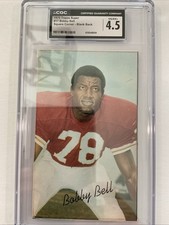 Error 1970 Bobby Bell NFL Kansas City Chiefs Topps Super Card #17 HOF CGC4.5♨️g