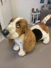 Vintage Russ Berrie Basset Hound Dog Plush Yomiko Collection