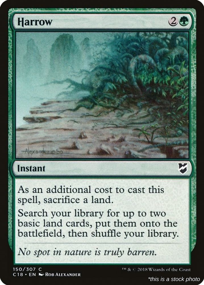 Harrow (C18 150), Normal, Commander 2018, MTG