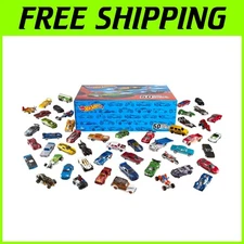 1:64 Scale Toy Cars & Trucks, 50-Piece Set, Amazon Exclusive