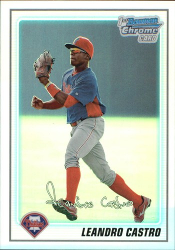 2010 Bowman Chrome Prospects Refractors #BCP53 Leandro Castro /777 BB