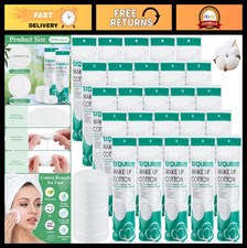 2500 Pcs Cotton Rounds Bulk - Exfoliating Makeup Remover Pads, Facial Toner Pads