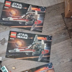 LEGO Star Wars Lot TIE Fighter, X-wing Sets 7263 4484 6207 Minifigures