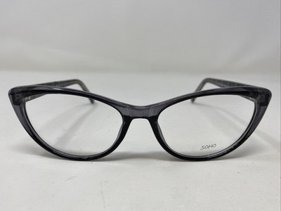 VE Soho SOHO 1050 Black/Crystal 54-17-140 Full Rim Eyeglasses Frame AU06